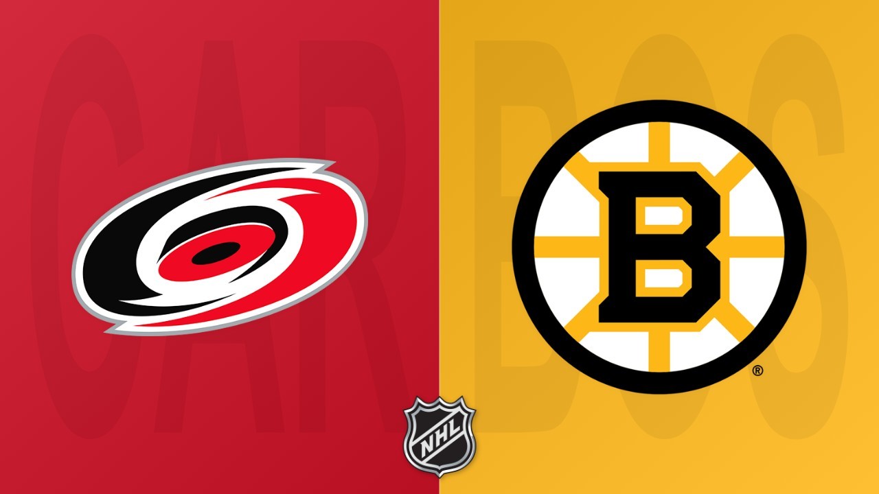 Boston Bruins vs Carolina Hurricanes poster Boston Bruins vs Carolina Hurricanes poster