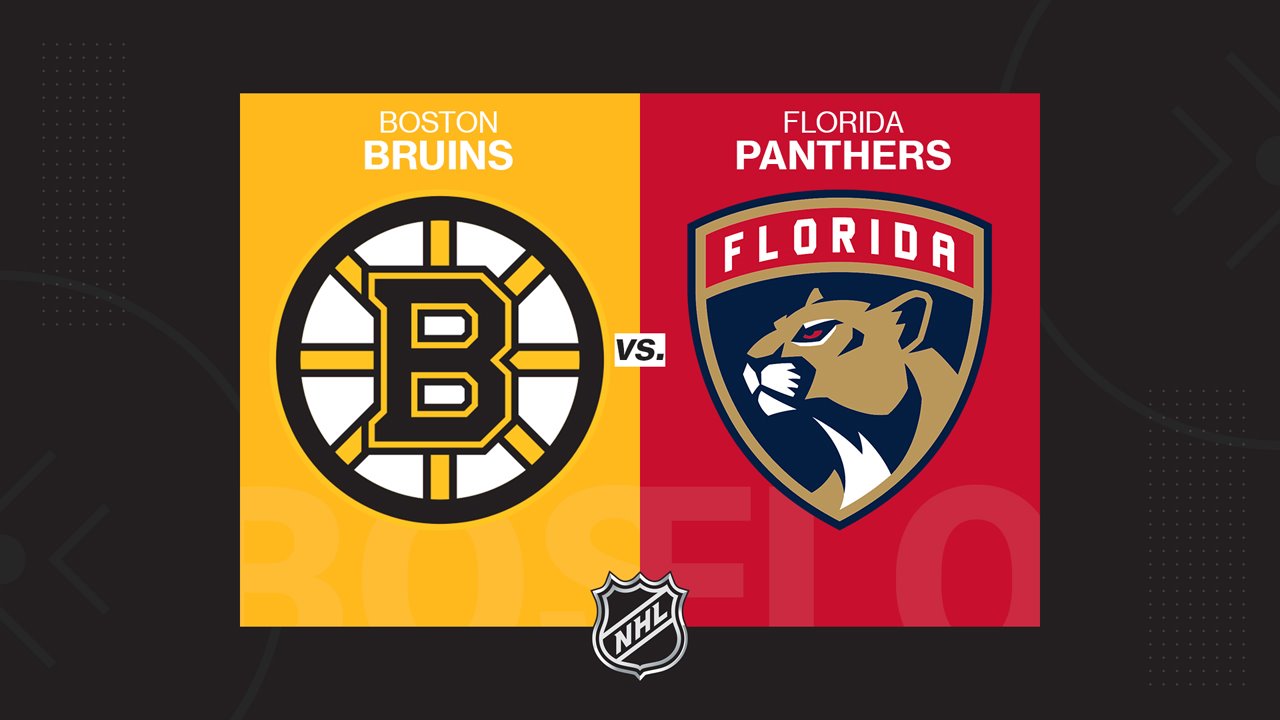 Boston Bruins vs Florida Panthers poster