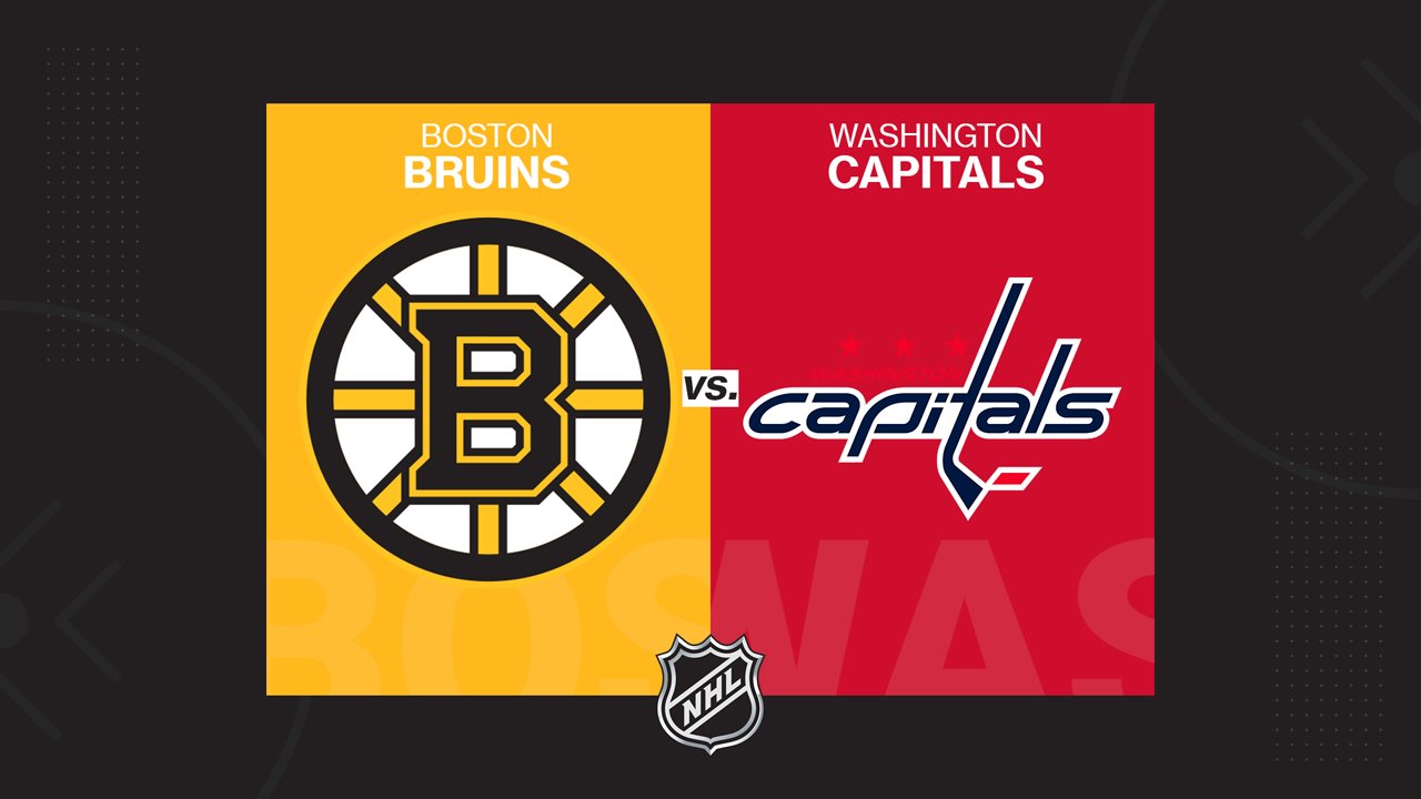 Boston Bruins vs Washington Capitals poster