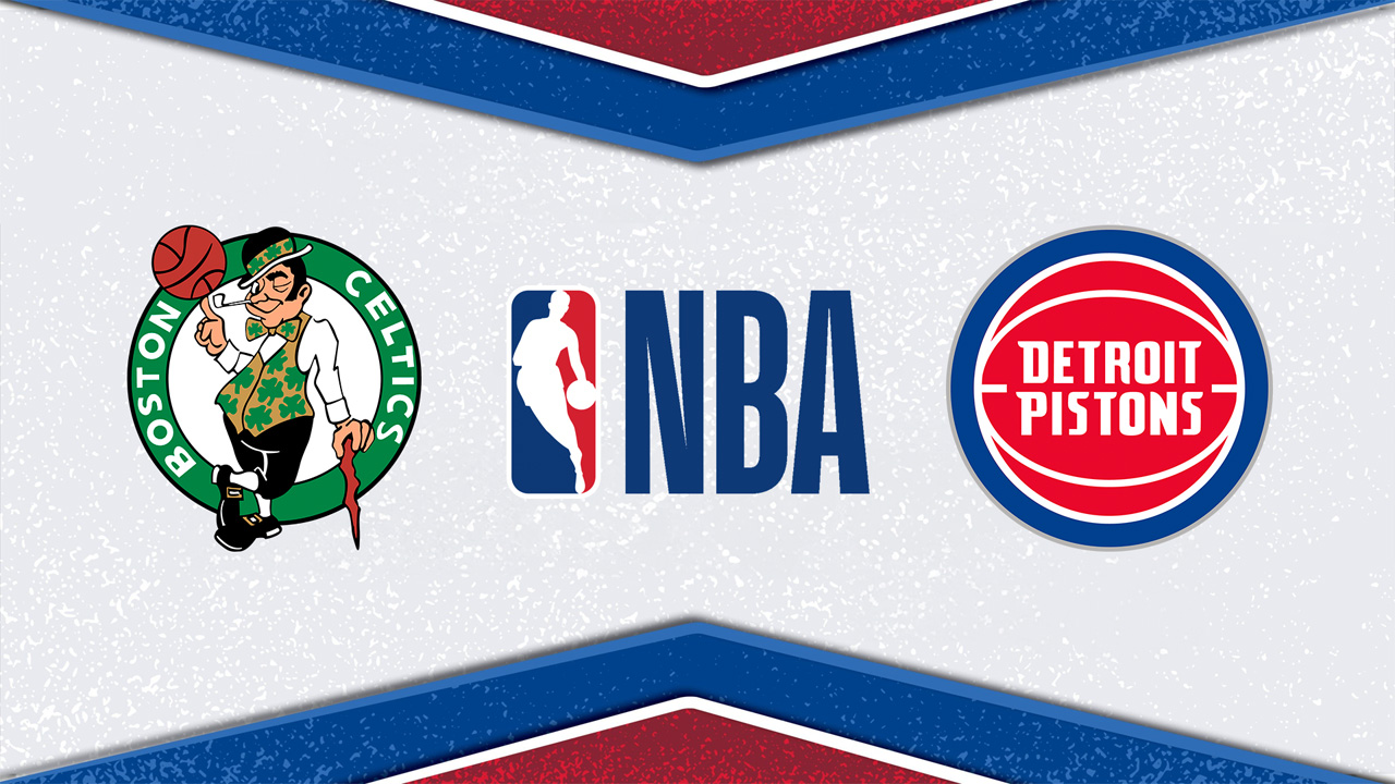 Boston Celtics vs Detroit Pistons poster Boston Celtics vs Detroit Pistons poster