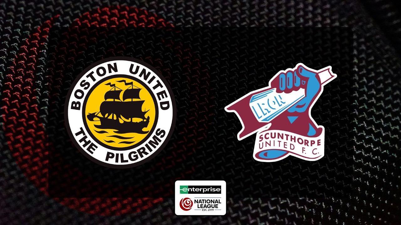 Boston United vs Scunthorpe United poster