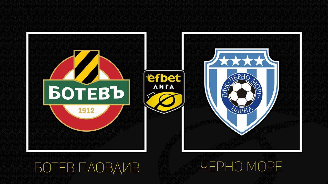 Botev Plovdiv vs Cherno More poster