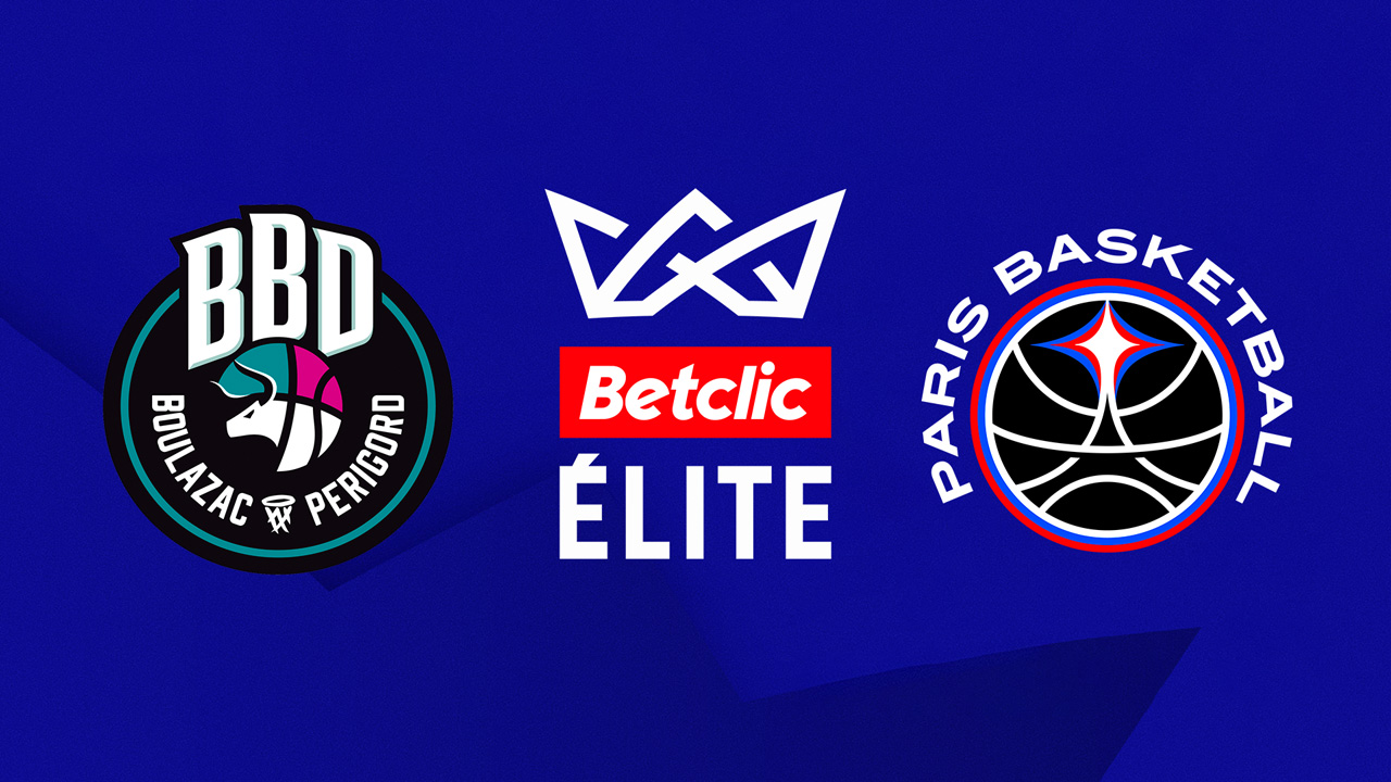 Boulazac Basket Dordogne vs Paris Basketball poster