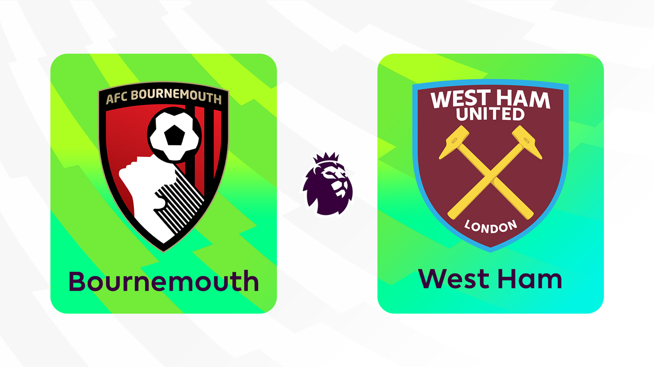 Bournemouth vs West Ham United poster Bournemouth vs West Ham United poster