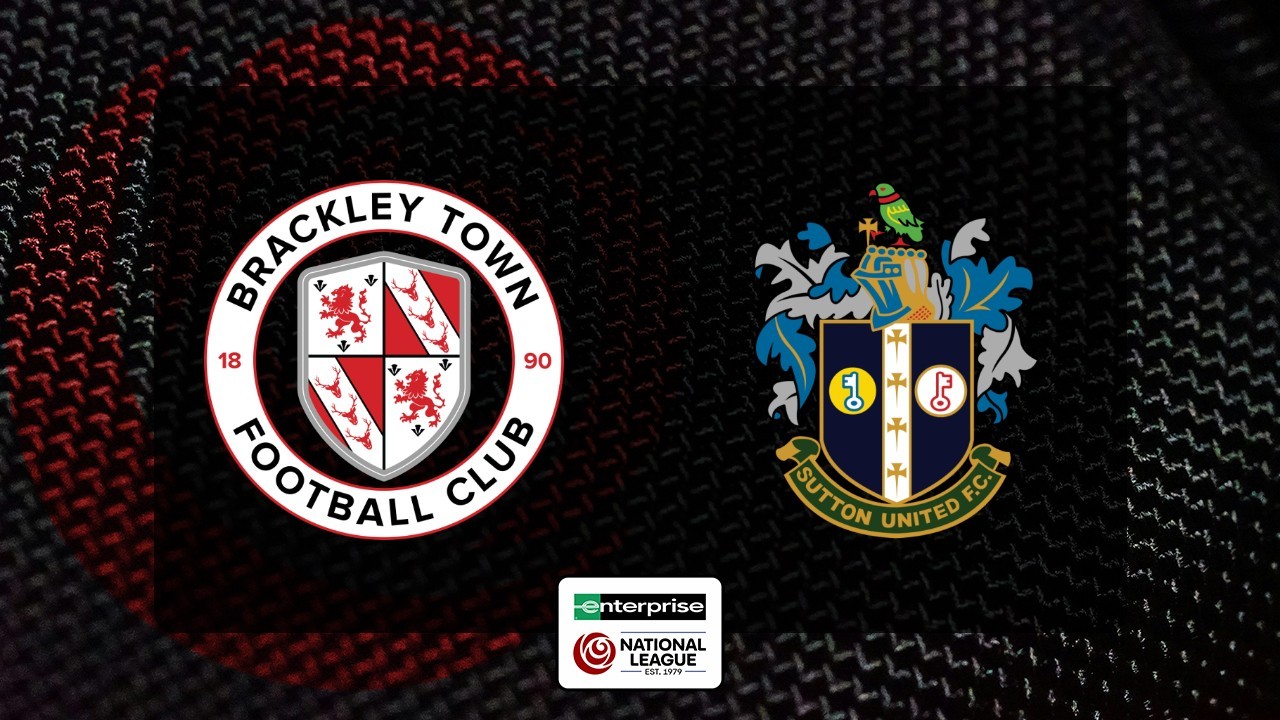 Brackley Town vs Sutton United poster