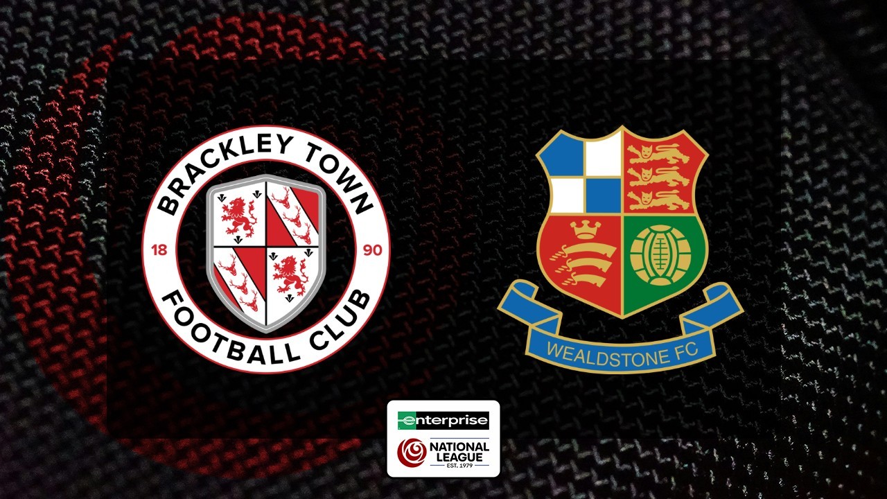 Brackley Town vs Wealdstone poster Brackley Town vs Wealdstone poster