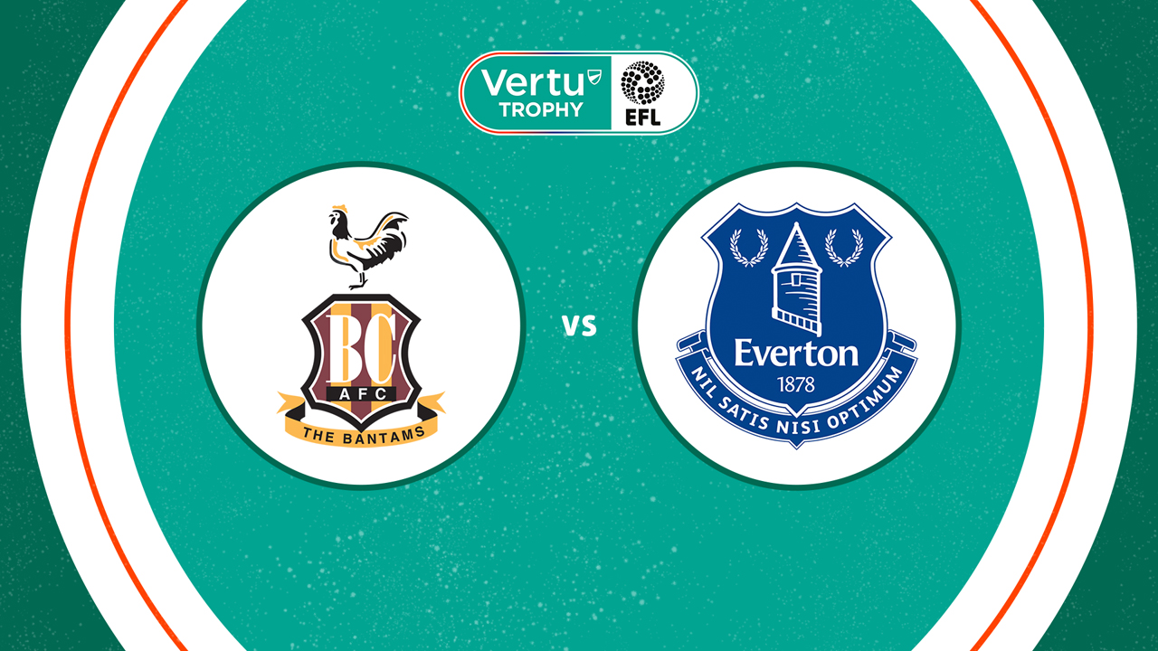 Bradford City vs Everton U21 poster Bradford City vs Everton U21 poster