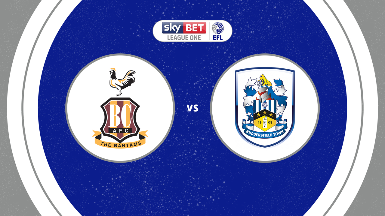 Bradford City vs Huddersfield Town poster