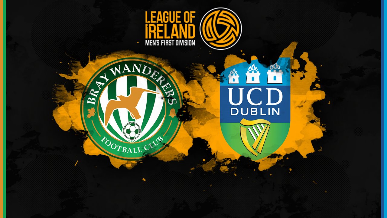 Bray Wanderers vs UCD poster