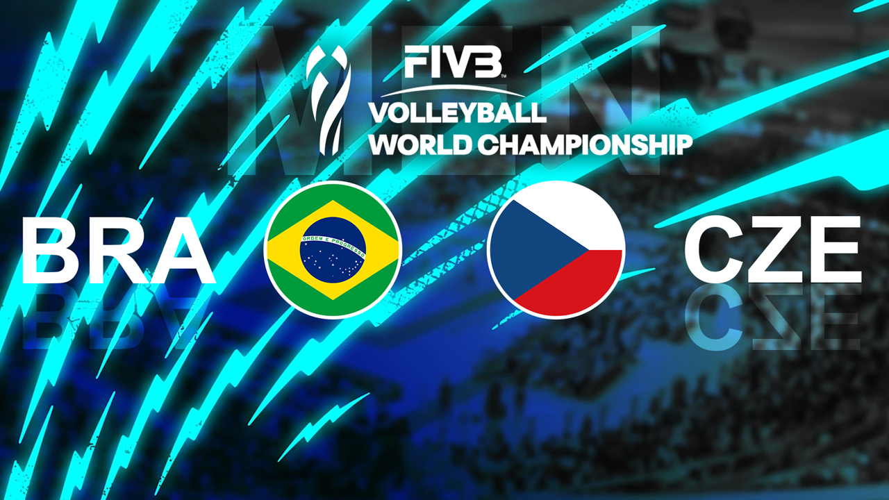 Brazil Volleyball vs Czech Republic Volleyball poster