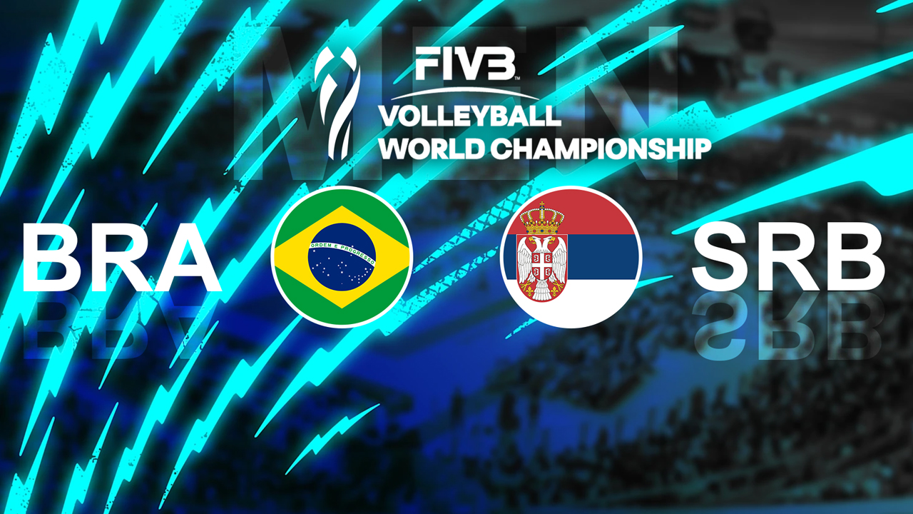 Brazil Volleyball vs Serbia Volleyball poster