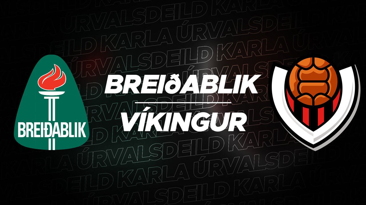 Breiðablik vs Víkingur Reykjavík poster