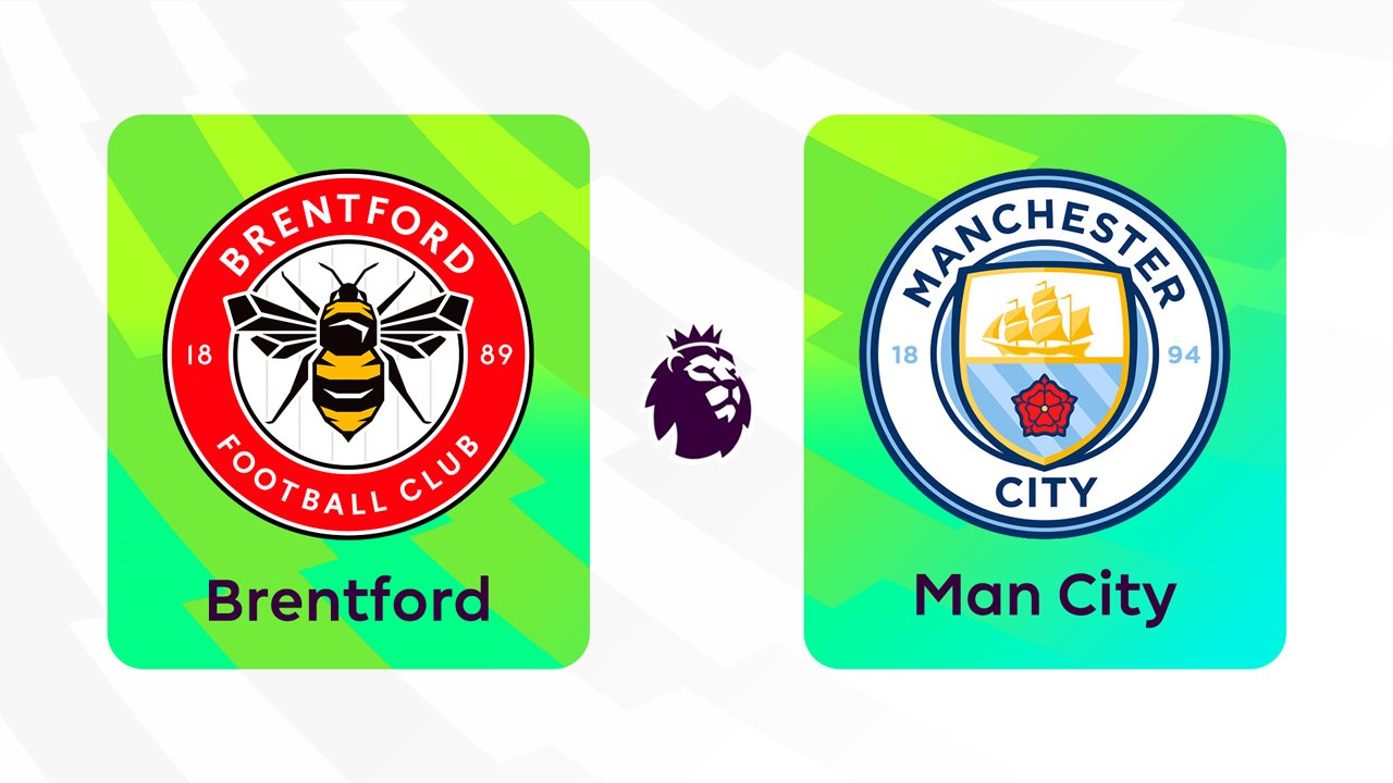 Brentford vs Manchester City poster