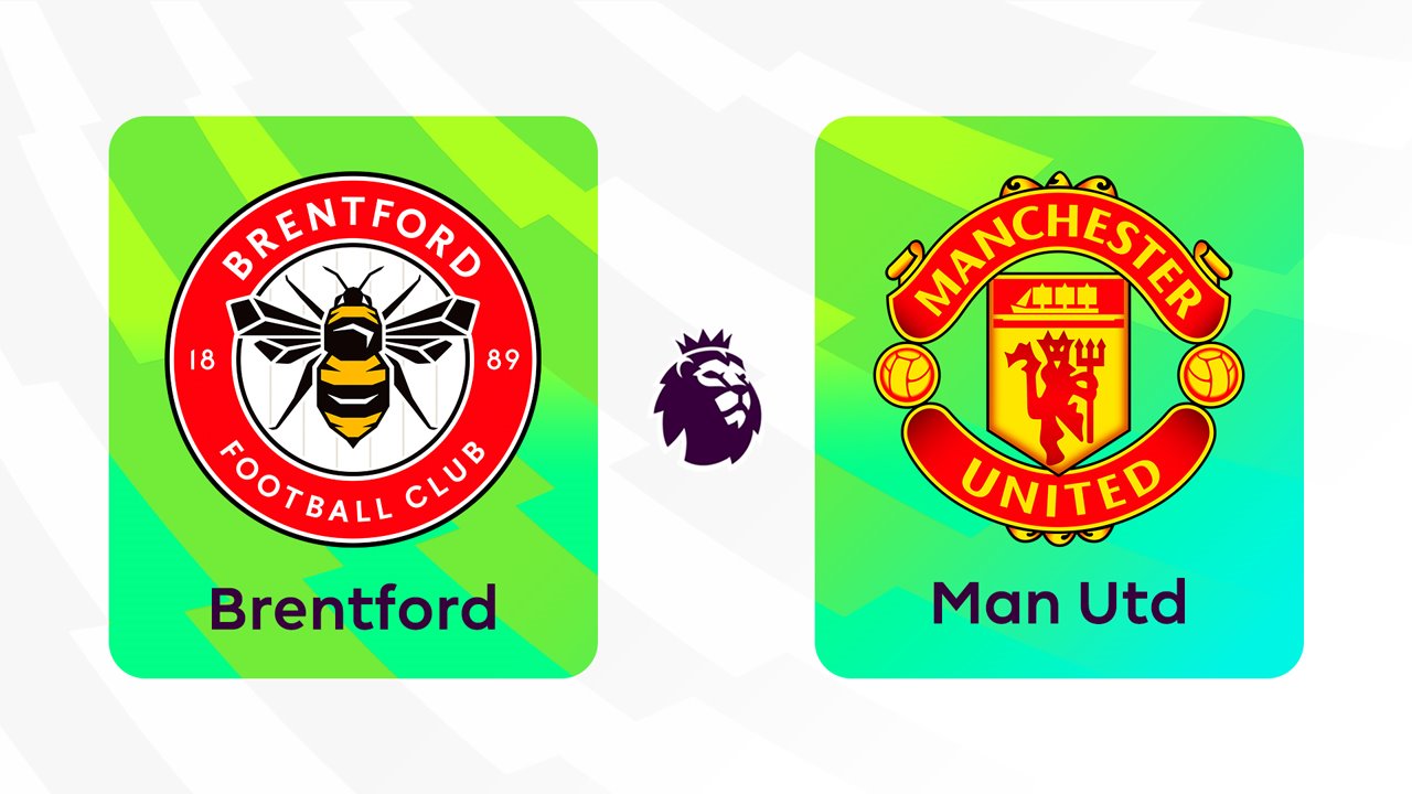 Brentford vs Manchester United poster Brentford vs Manchester United poster