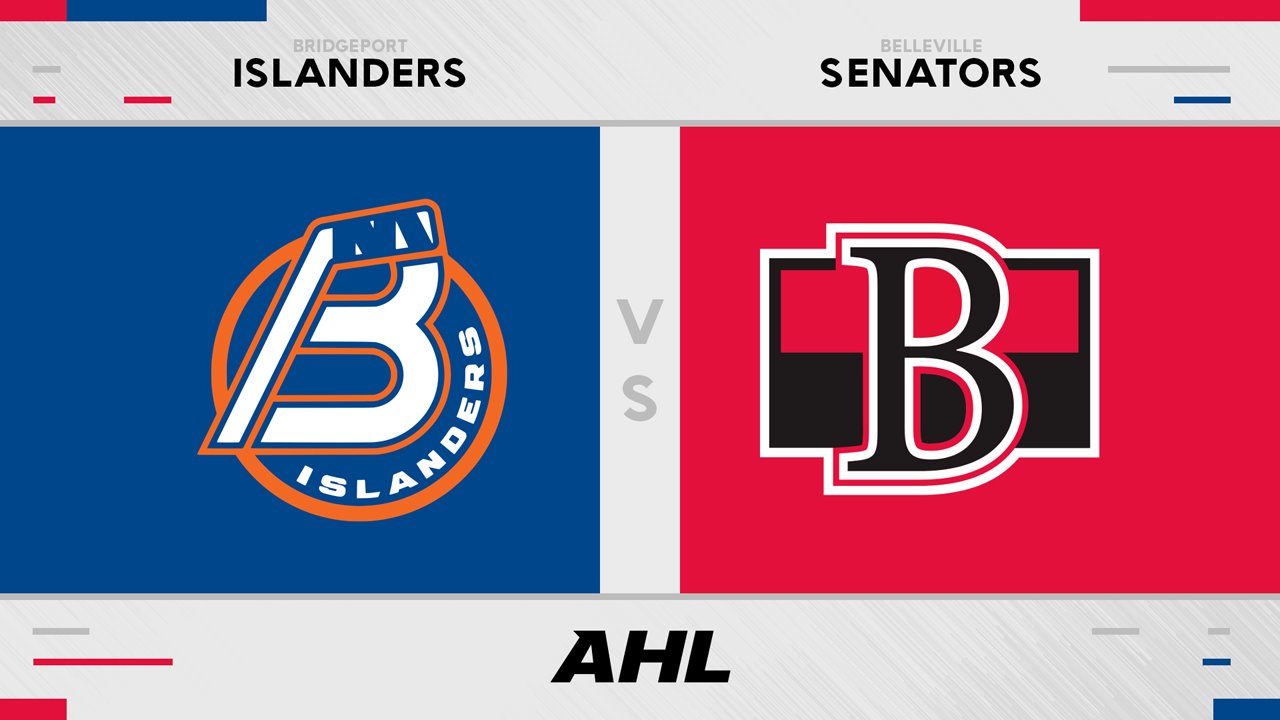 Bridgeport Islanders vs Belleville Senators poster