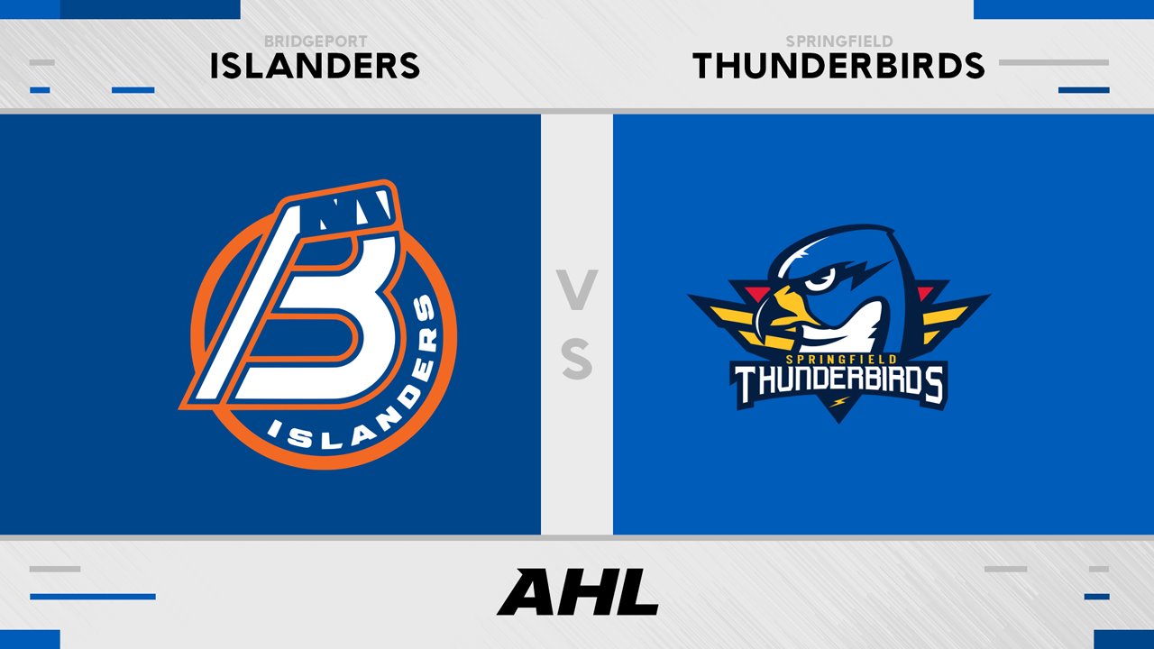 Bridgeport Islanders vs Springfield Thunderbirds poster