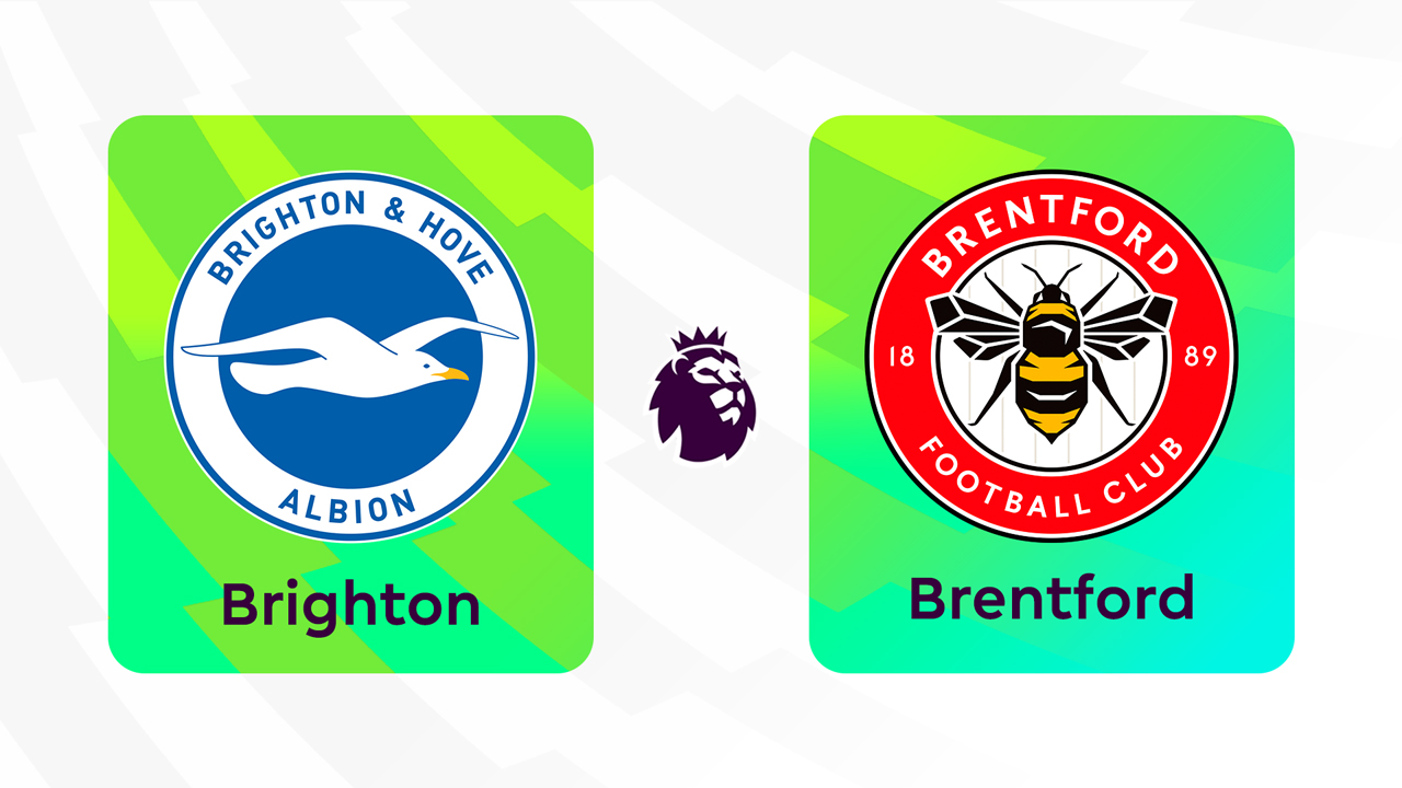 Brighton and Hove Albion vs Brentford poster Brighton and Hove Albion vs Brentford poster