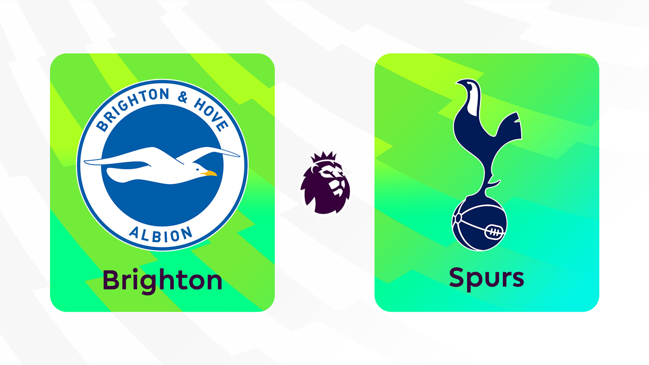 Brighton and Hove Albion vs Tottenham Hotspur poster