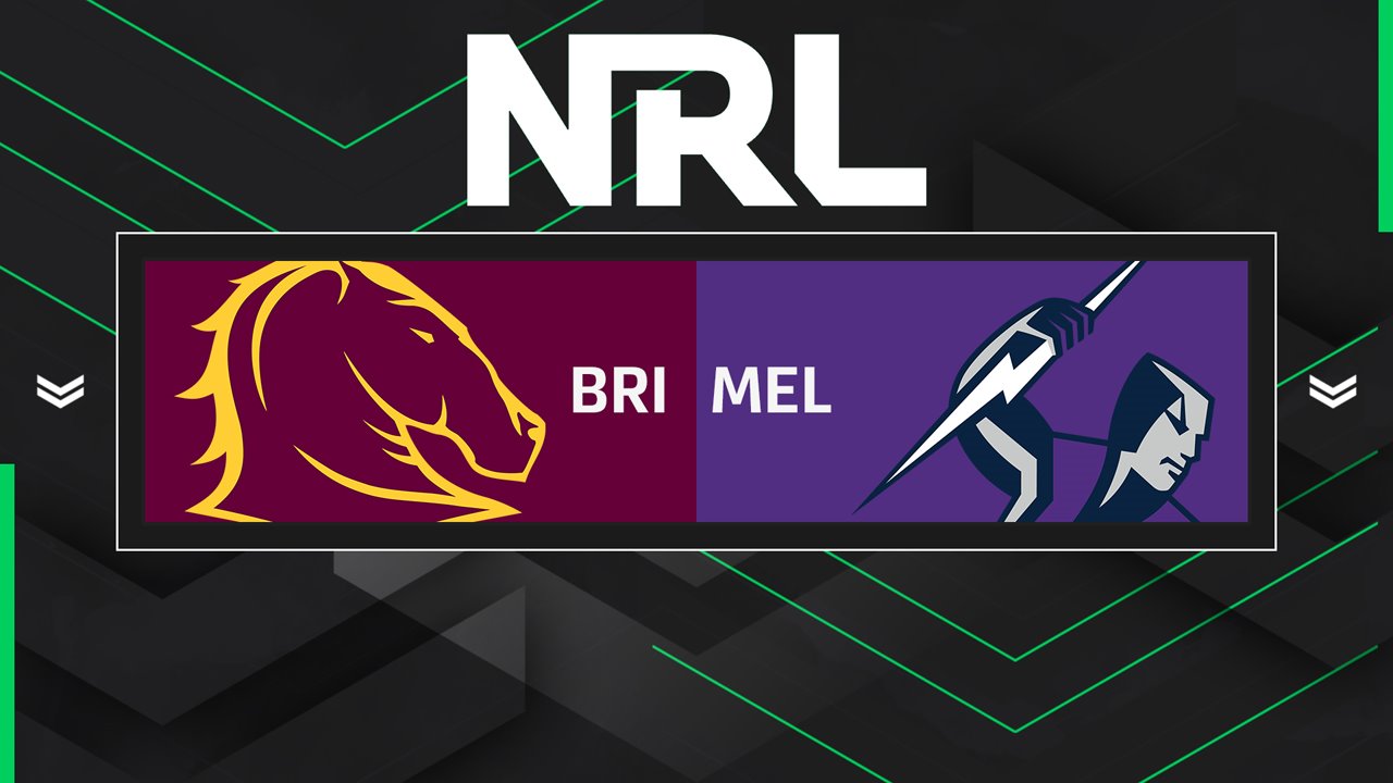 Brisbane Broncos vs Melbourne Storm poster