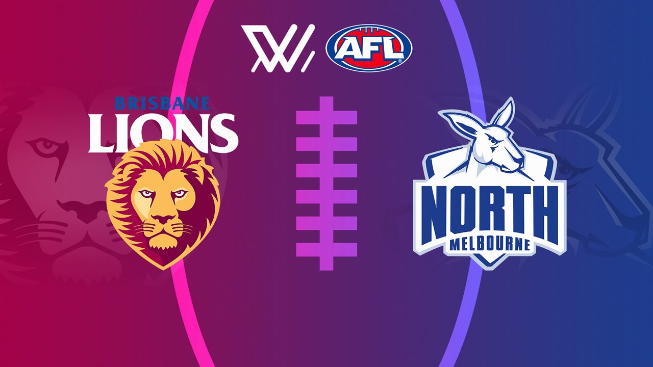 Brisbane Lions Women vs North Melbourne Kangaroos Women poster