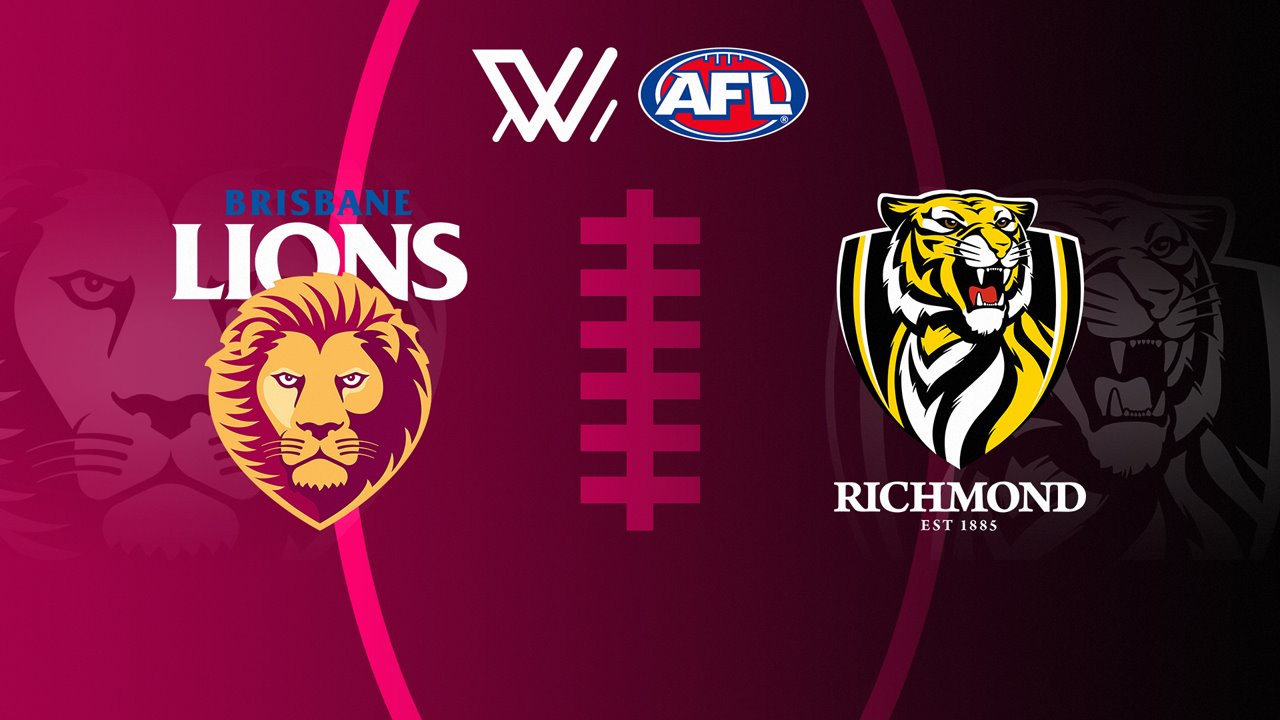 Brisbane Lions Women vs Richmond Tigers Women poster Brisbane Lions Women vs Richmond Tigers Women poster