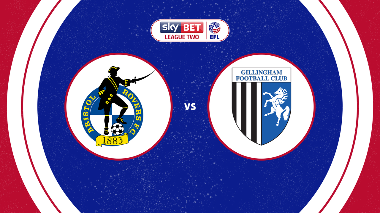 Bristol Rovers vs Gillingham poster