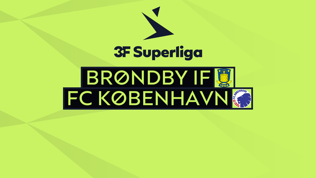 Brøndby vs FC Copenhagen poster