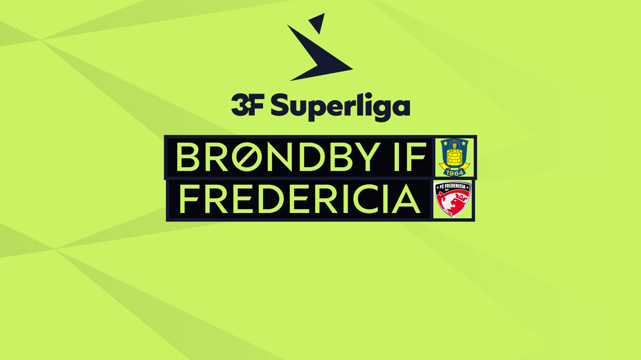 Brøndby vs Fredericia poster