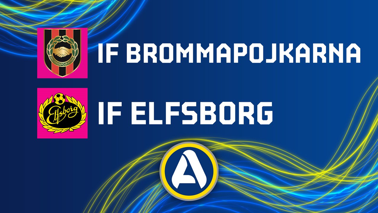 Brommapojkarna vs Elfsborg poster