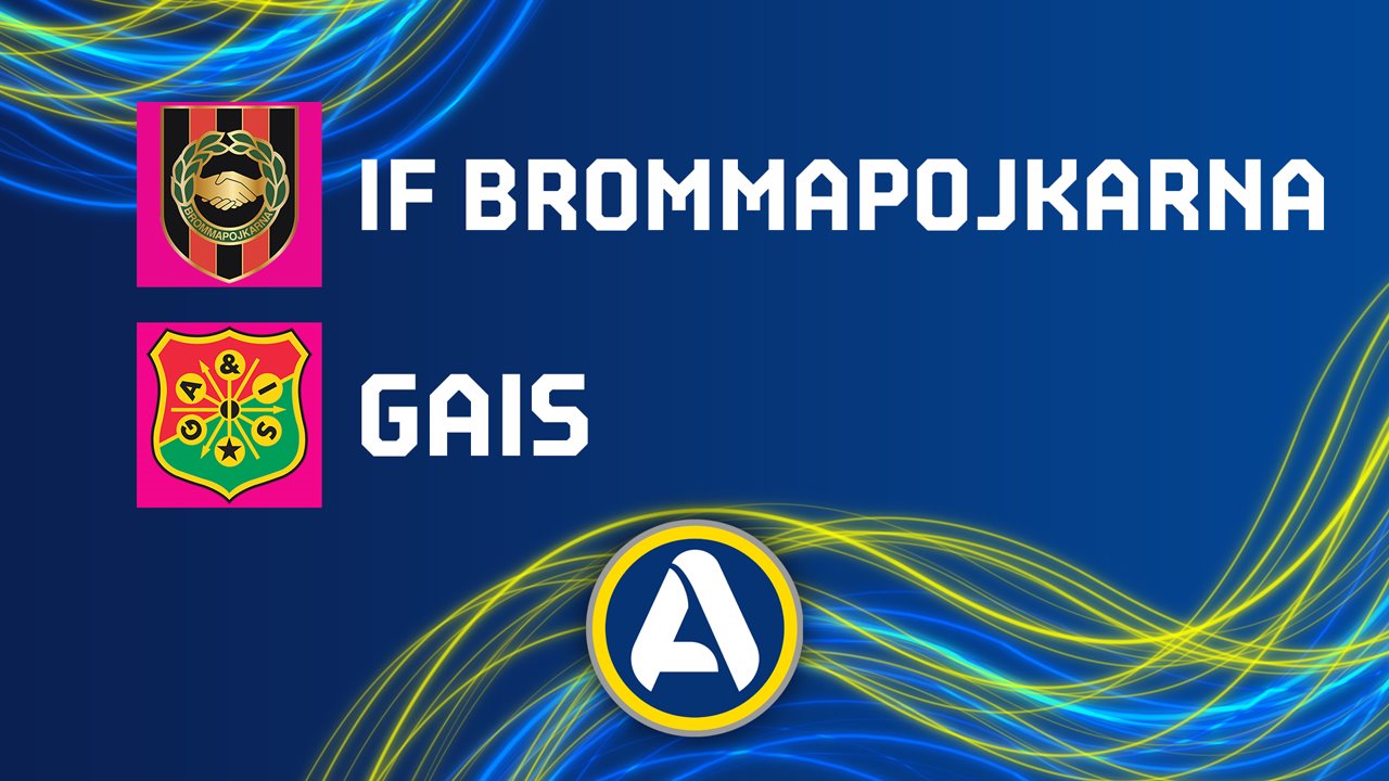 Brommapojkarna vs Gais poster