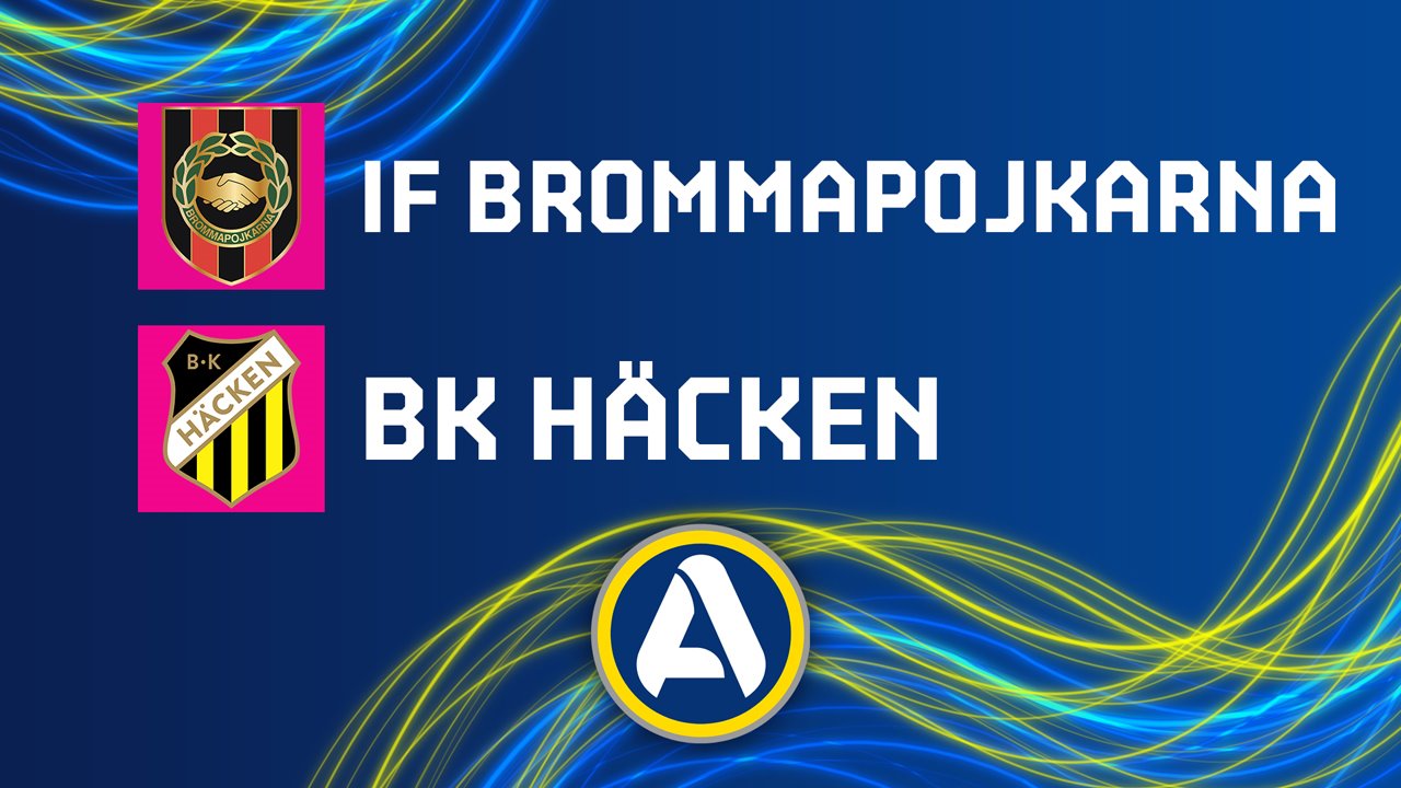 Brommapojkarna vs Hacken poster