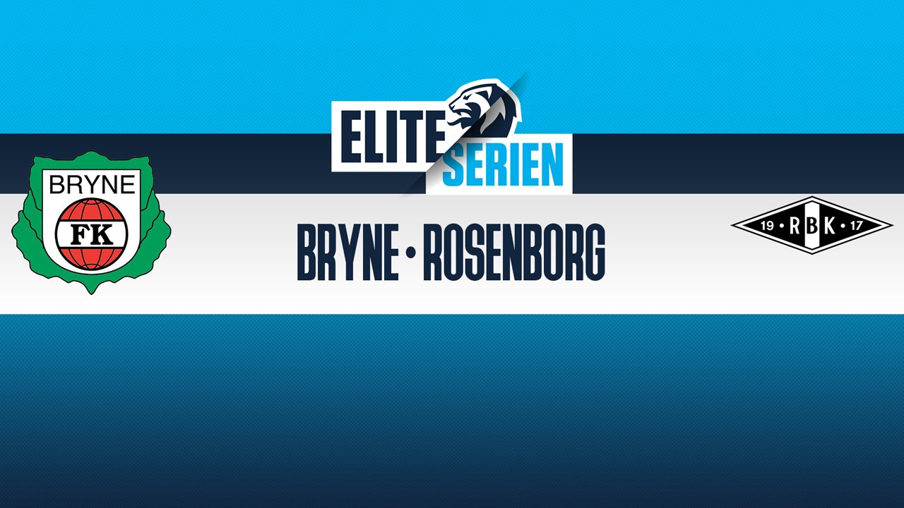 Bryne vs Rosenborg poster
