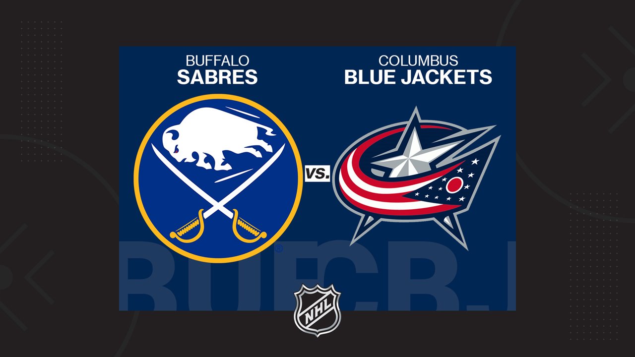 Buffalo Sabres vs Columbus Blue Jackets poster