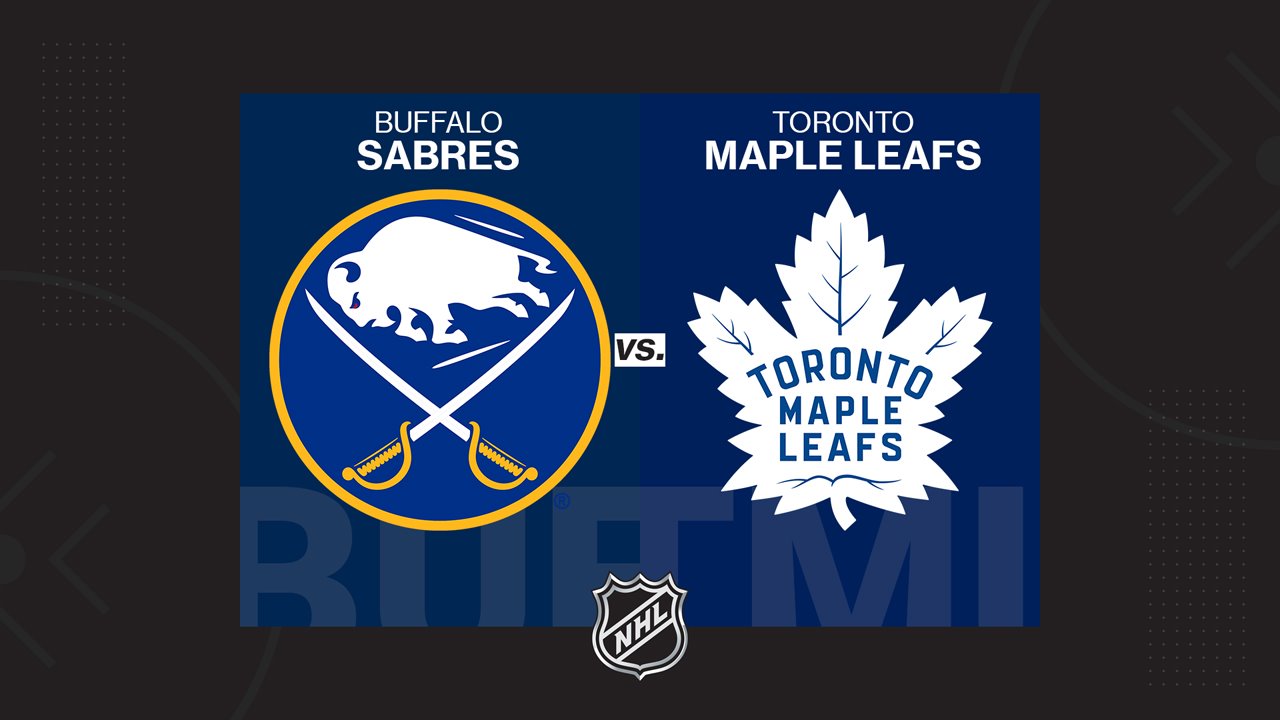 Buffalo Sabres vs Toronto Maple Leafs poster