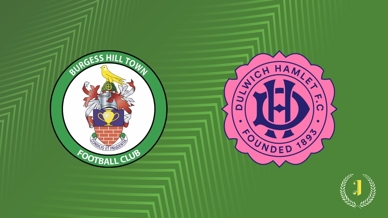 Burgess Hill Town vs Dulwich Hamlet poster