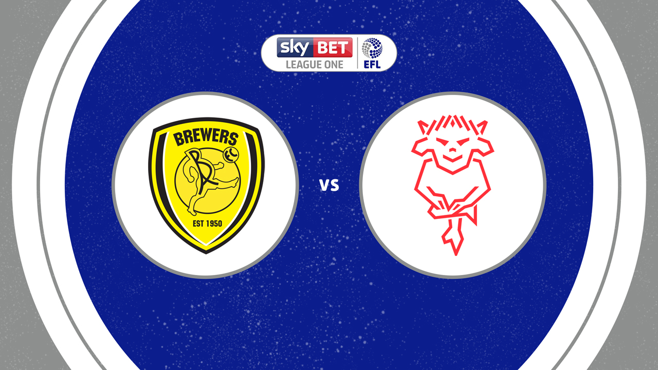 Burton Albion vs Lincoln City poster