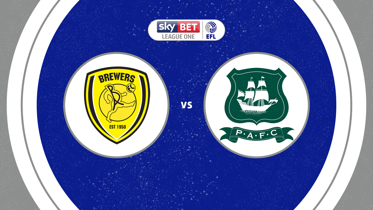 Burton Albion vs Plymouth Argyle poster