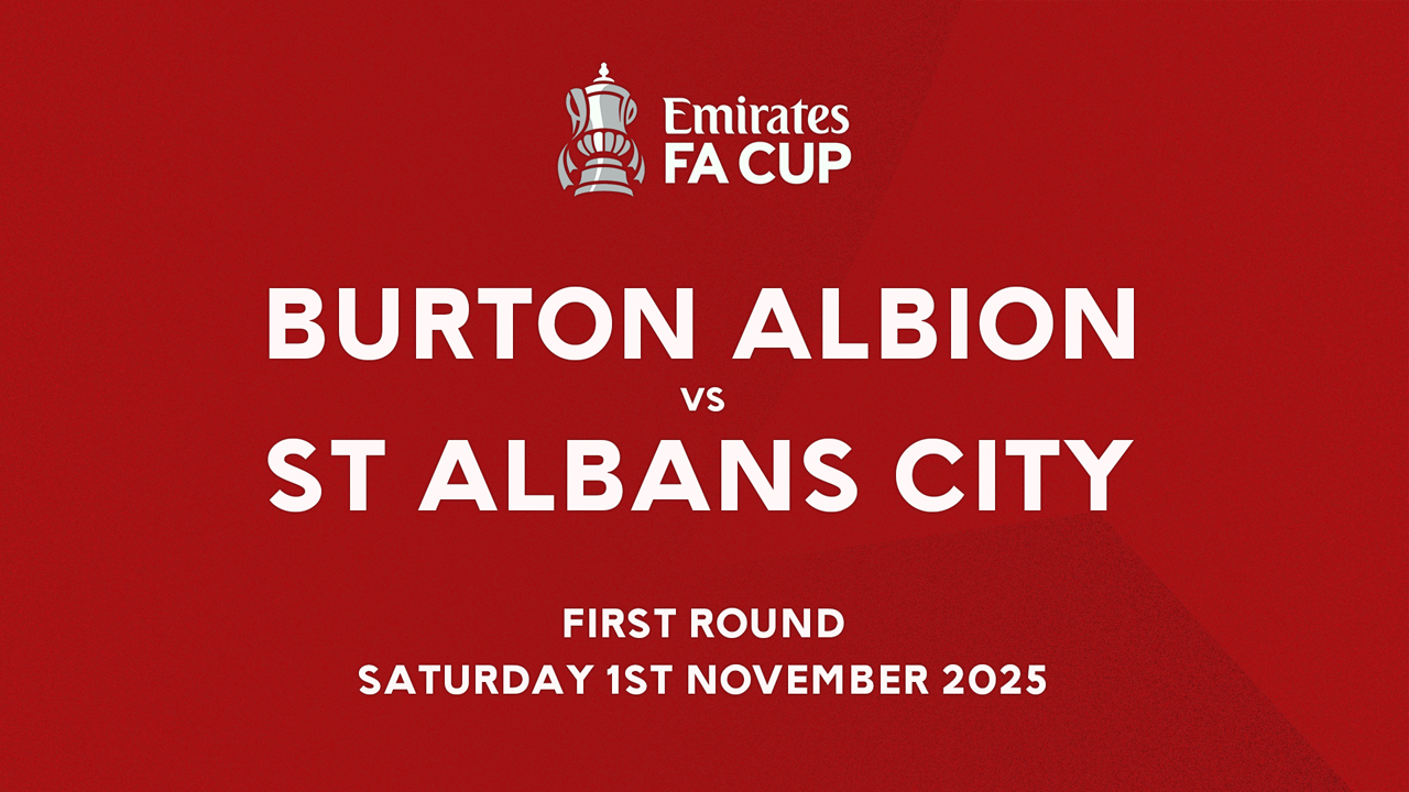 Burton Albion vs St Albans City poster