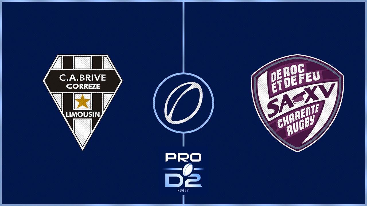 CA Brive vs Soyaux Angoulême XV Charente poster