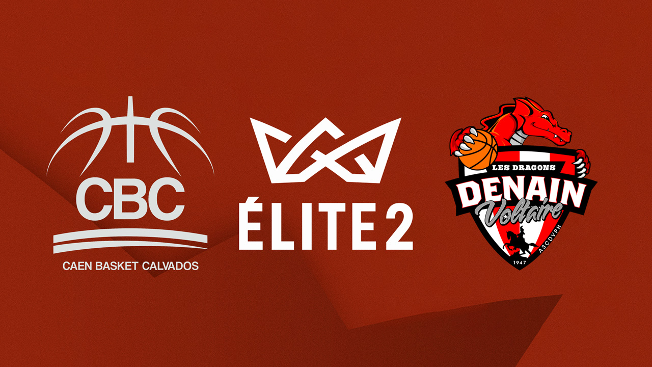 Caen Basket Calvados vs Denain Voltaire Basket poster