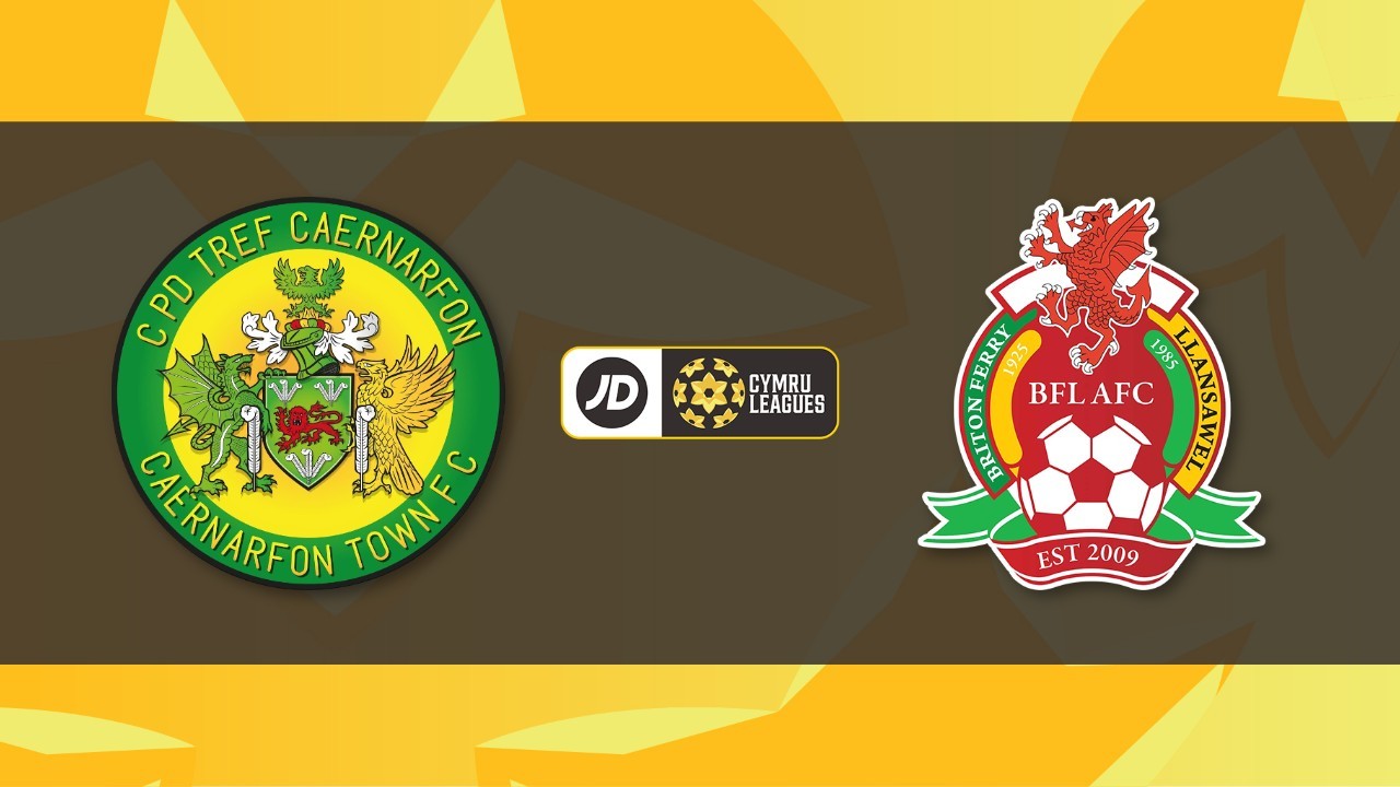 Caernarfon Town vs Briton Ferry Llansawel poster