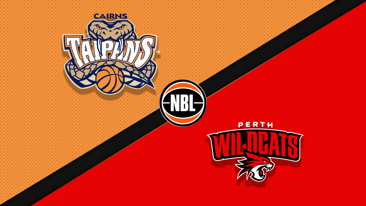 Cairns Taipans vs Perth Wildcats poster Cairns Taipans vs Perth Wildcats poster