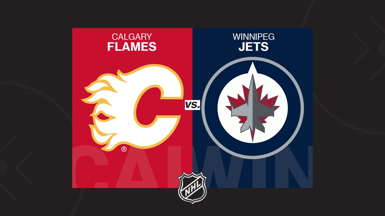 Calgary Flames vs Winnipeg Jets poster Calgary Flames vs Winnipeg Jets poster