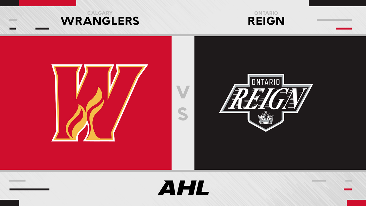 Calgary Wranglers vs Ontario Reign poster