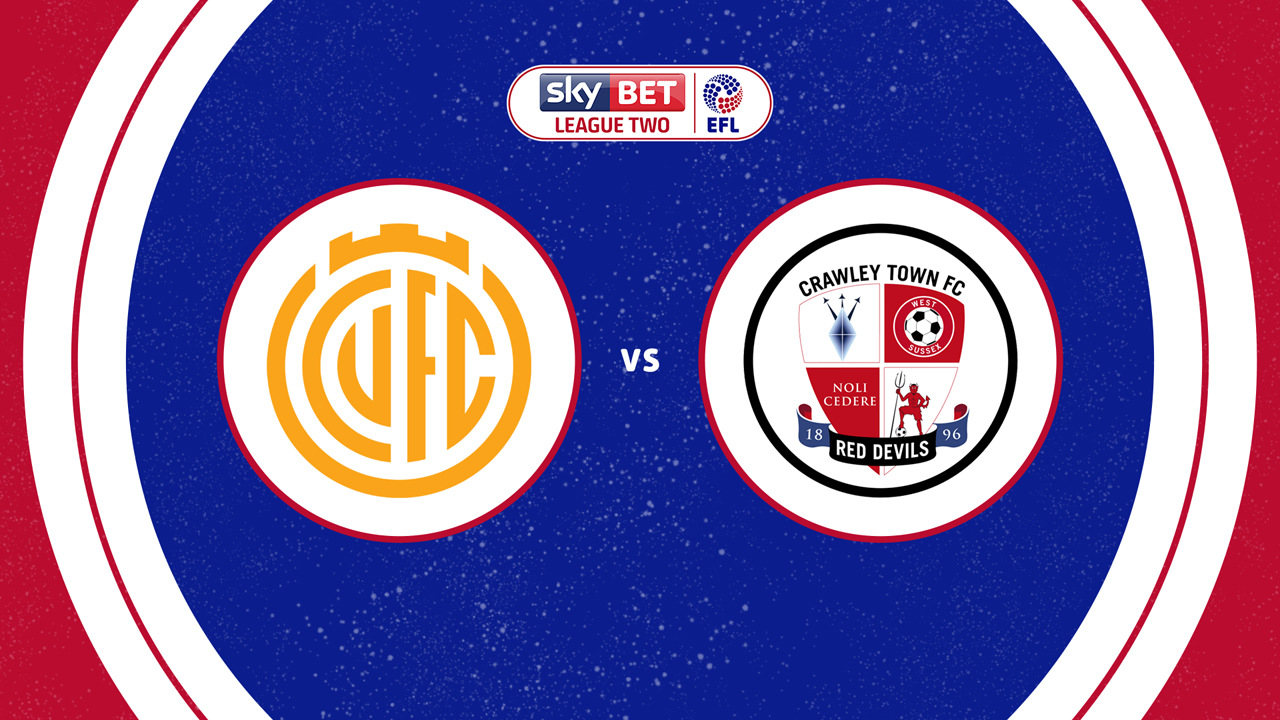 Cambridge United vs Crawley Town poster Cambridge United vs Crawley Town poster