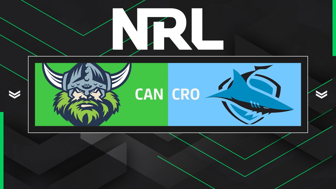 Canberra Raiders vs Cronulla Sharks poster