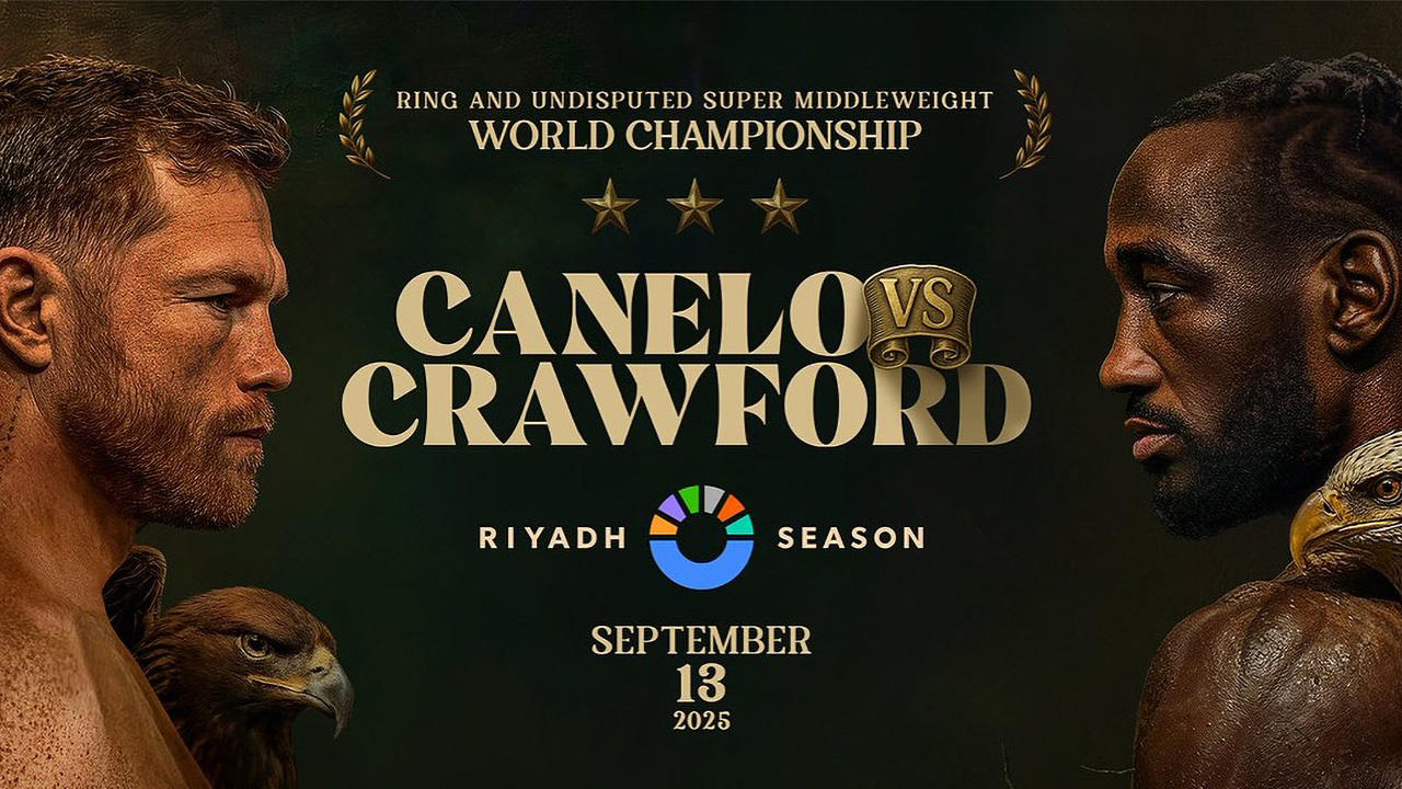 Canelo Alvarez vs Terence Crawford poster