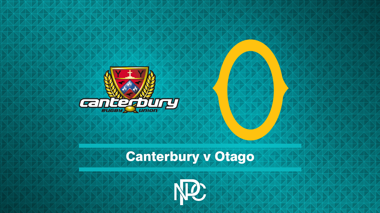 Canterbury vs Otago poster