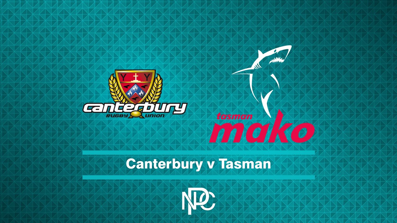 Canterbury vs Tasman poster