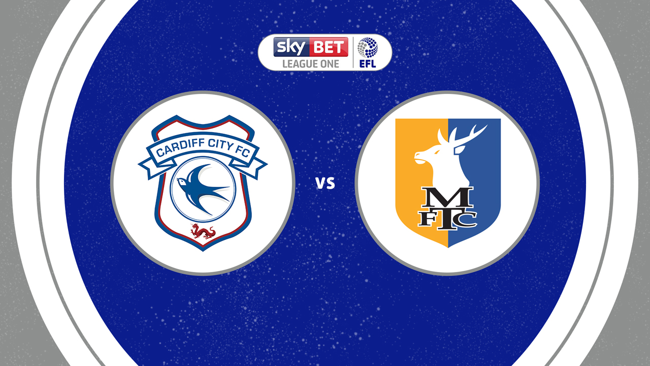Cardiff City vs Mansfield Town poster